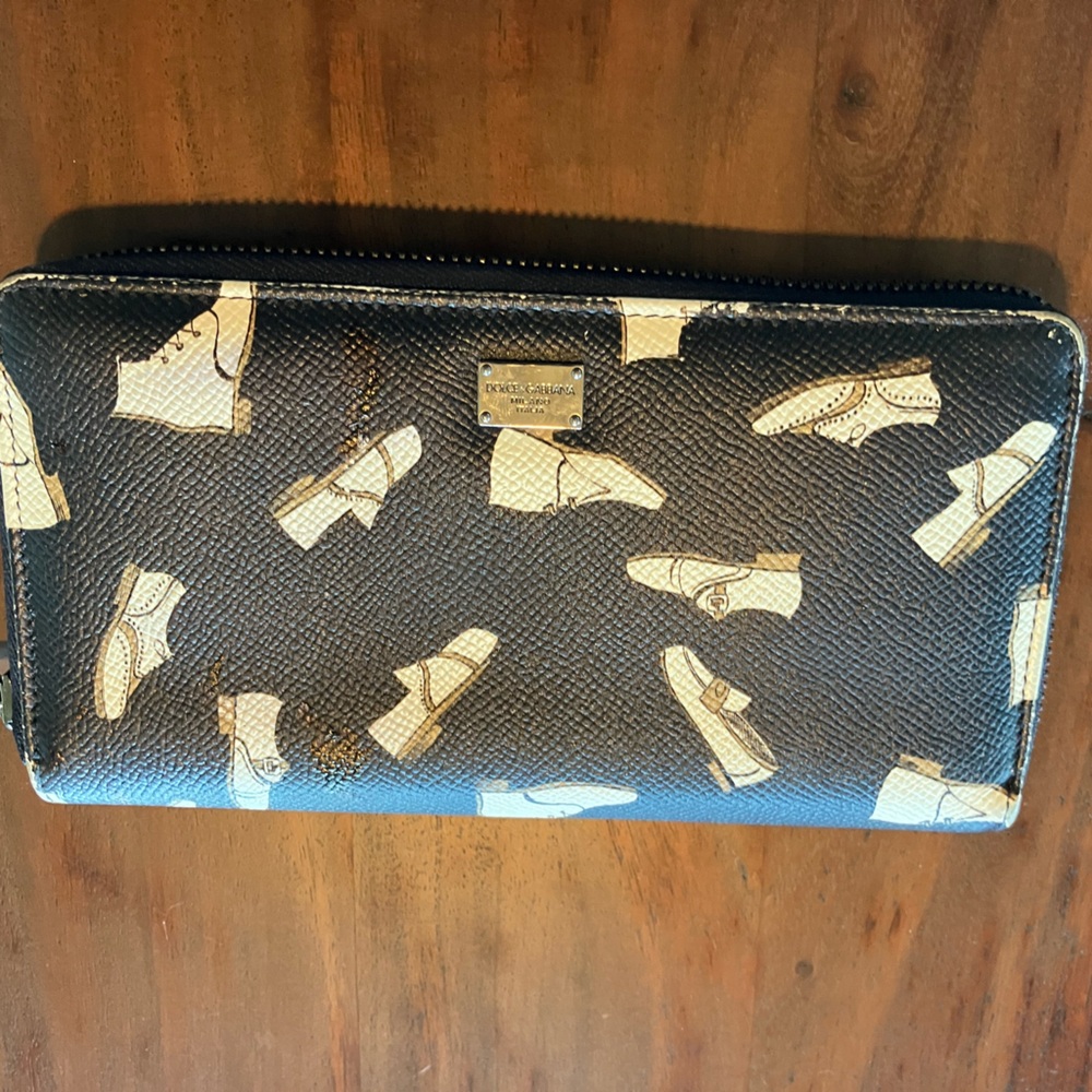 Dolce & Gabbana Limited Edition Yellow and Dark blue Wallet RARE - Picture 5 of 14
